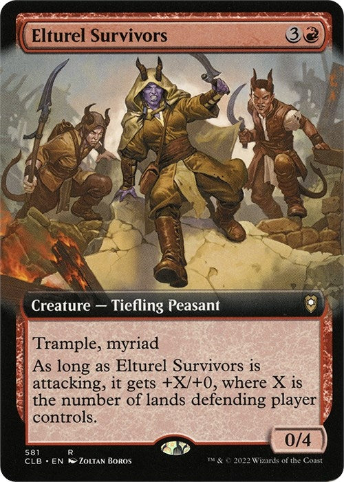 Image for Elturel Survivors (Extended Art) (581) (Commander Legends: Battle for Baldur's Gate) - Magic: The Gathering