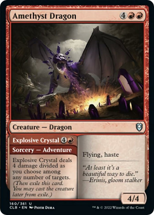 Image for Amethyst Dragon (160) (Commander Legends: Battle for Baldur's Gate) - Magic: The Gathering