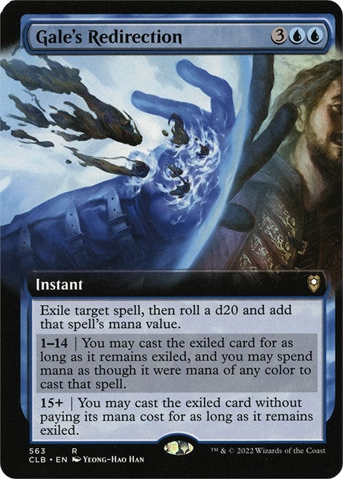 Gale's Redirection (Extended Art) (563) (Commander Legends: Battle for Baldur's Gate)