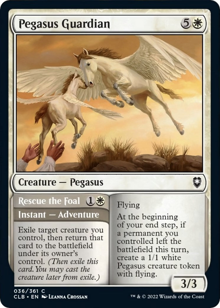 Image for Pegasus Guardian (36) (Commander Legends: Battle for Baldur's Gate) - Magic: The Gathering