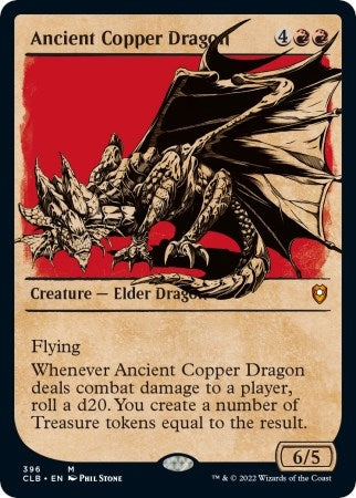 Image for Ancient Copper Dragon (Showcase) (396) (Commander Legends: Battle for Baldur's Gate) - Magic: The Gathering