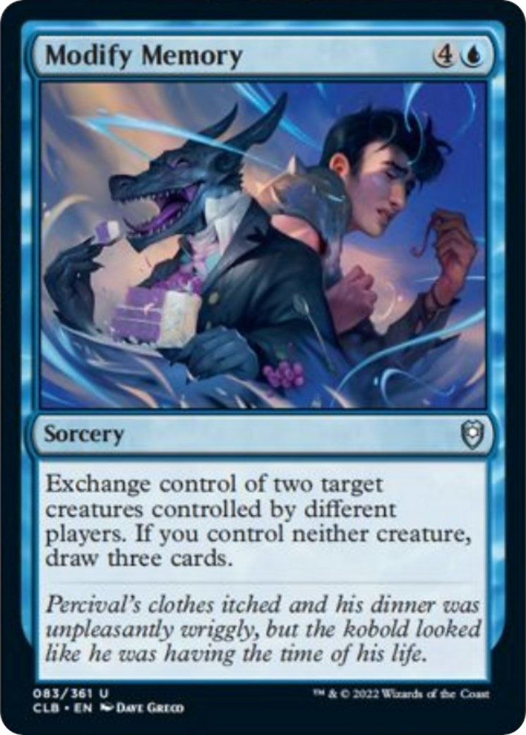 Image for Modify Memory (83) (Commander Legends: Battle for Baldur's Gate) - Magic: The Gathering