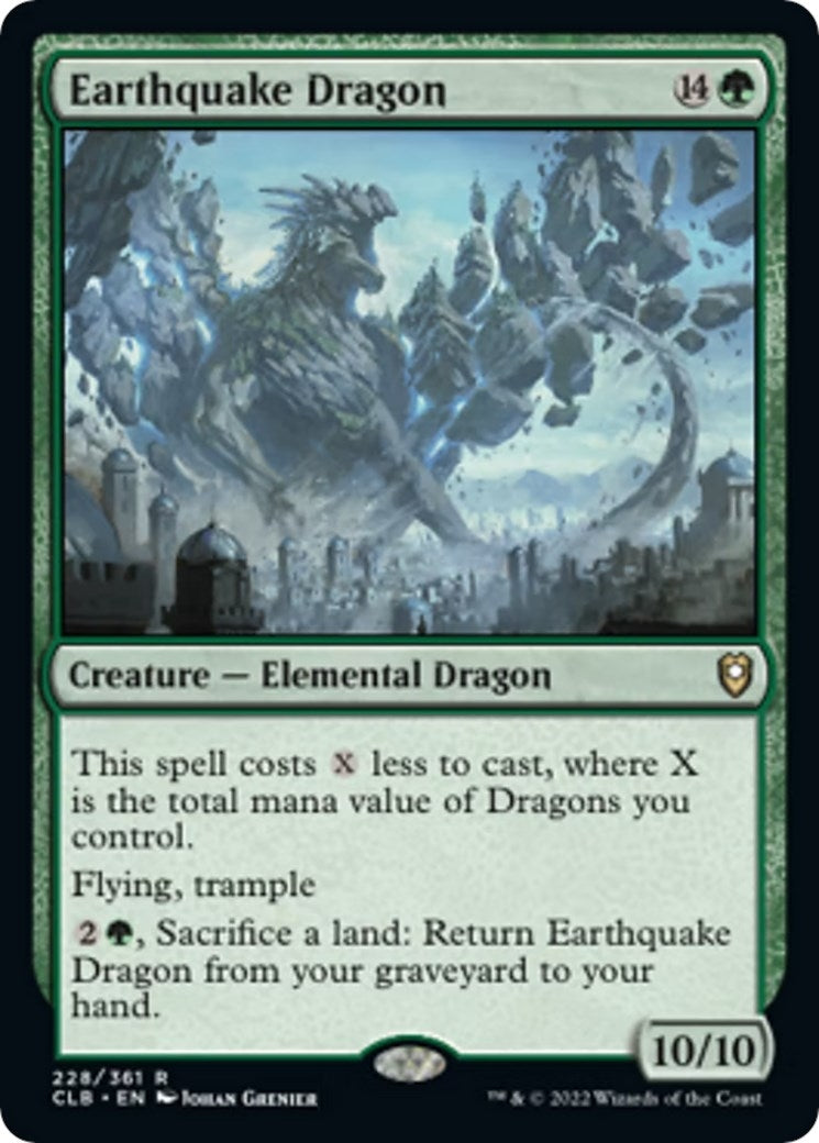 Image for Earthquake Dragon (228) (Commander Legends: Battle for Baldur's Gate) - Magic: The Gathering