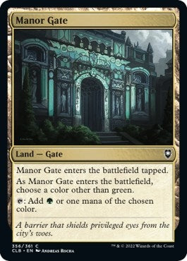 Image for Manor Gate (356) (Commander Legends: Battle for Baldur's Gate) - Magic: The Gathering