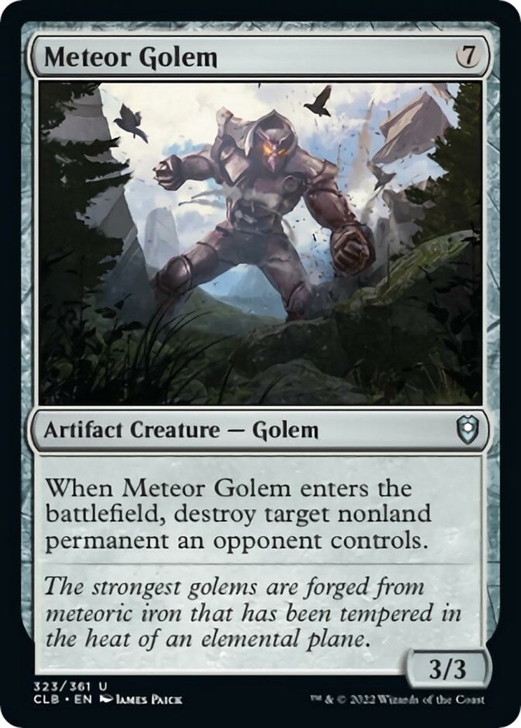 Image for Meteor Golem (323) (Commander Legends: Battle for Baldur's Gate) - Magic: The Gathering