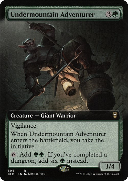 Image for Undermountain Adventurer (Extended Art) (594) (Commander Legends: Battle for Baldur's Gate) - Magic: The Gathering