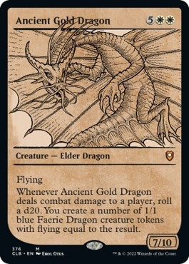 Ancient Gold Dragon (Showcase) (376) (Commander Legends: Battle for Baldur's Gate)