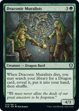 Image for Draconic Muralists (224) (Commander Legends: Battle for Baldur's Gate) - Magic: The Gathering