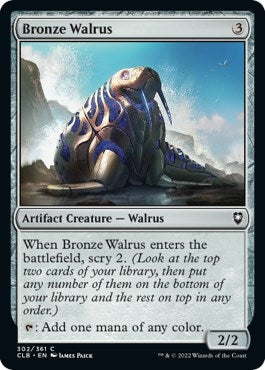 Image for Bronze Walrus (302) (Commander Legends: Battle for Baldur's Gate) - Magic: The Gathering