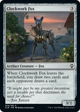 Image for Clockwork Fox (308) (Commander Legends: Battle for Baldur's Gate) - Magic: The Gathering