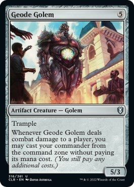 Image for Geode Golem (316) (Commander Legends: Battle for Baldur's Gate) - Magic: The Gathering