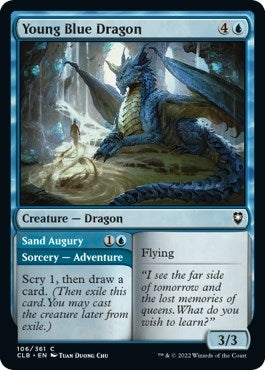 Young Blue Dragon (106) (Commander Legends: Battle for Baldur's Gate)