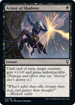 Image for Armor of Shadows (112) (Commander Legends: Battle for Baldur's Gate) - Magic: The Gathering