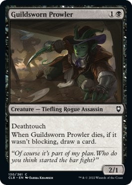 Image for Guildsworn Prowler (130) (Commander Legends: Battle for Baldur's Gate) - Magic: The Gathering