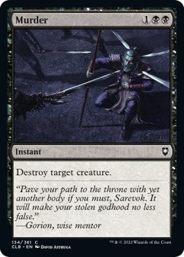Image for Murder (134) (Commander Legends: Battle for Baldur's Gate) - Magic: The Gathering
