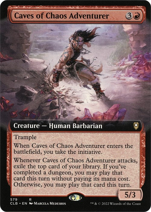 Caves of Chaos Adventurer (Extended Art) (579) (Commander Legends: Battle for Baldur's Gate)