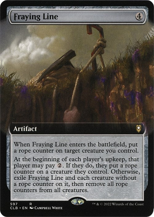 Fraying Line (Extended Art) (597) (Commander Legends: Battle for Baldur's Gate)