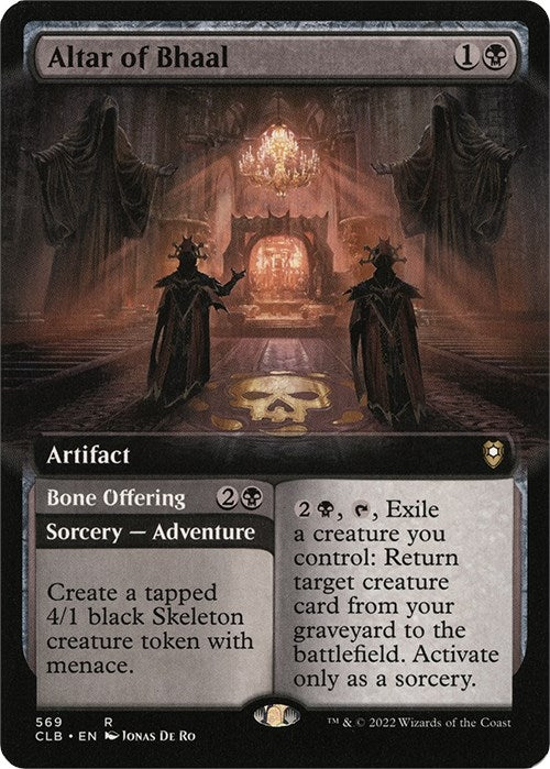 Altar of Bhaal (Extended Art) (569) (Commander Legends: Battle for Baldur's Gate)