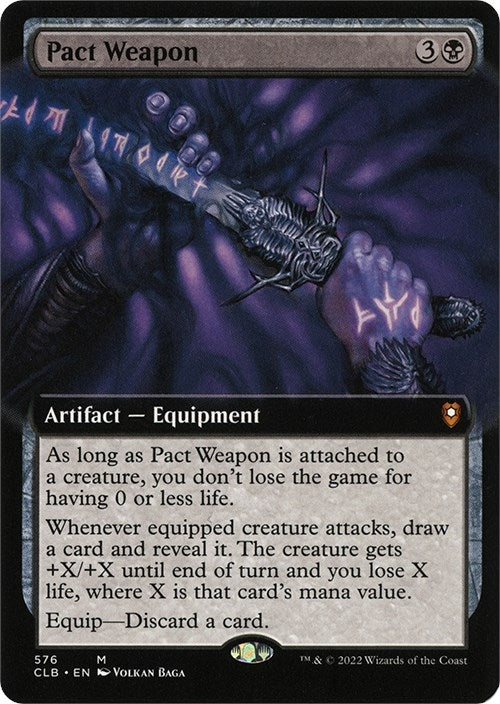 Image for Pact Weapon (Extended Art) (576) (Commander Legends: Battle for Baldur's Gate) - Magic: The Gathering