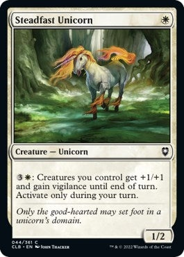 Steadfast Unicorn (44) (Commander Legends: Battle for Baldur's Gate)