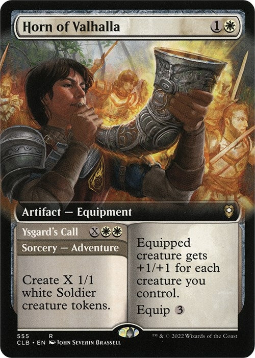 Horn of Valhalla (Extended Art) (555) (Commander Legends: Battle for Baldur's Gate)