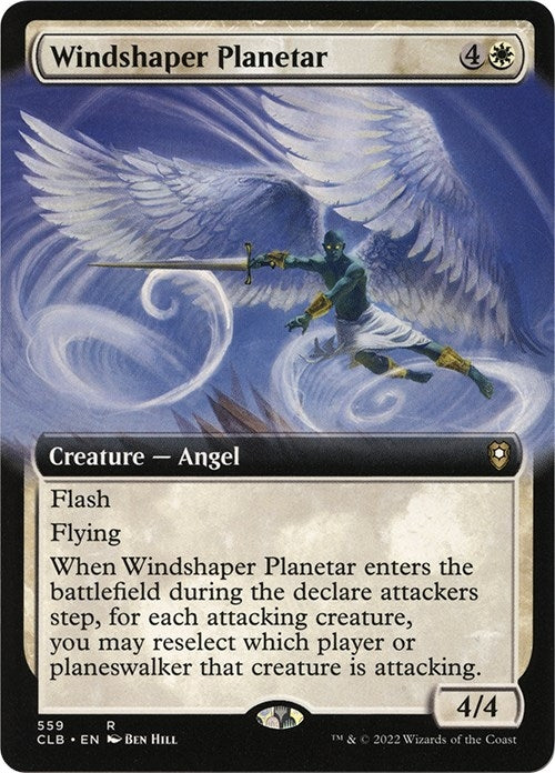 Windshaper Planetar (Extended Art) (559) (Commander Legends: Battle for Baldur's Gate)