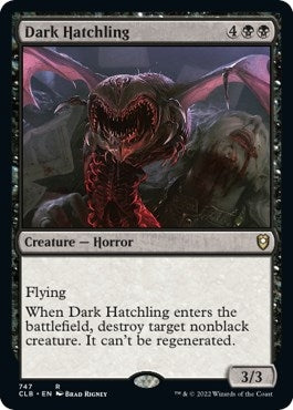 Dark Hatchling (747) (Commander Legends: Battle for Baldur's Gate)