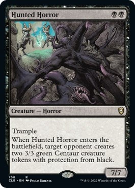 Hunted Horror (758) (Commander Legends: Battle for Baldur's Gate)