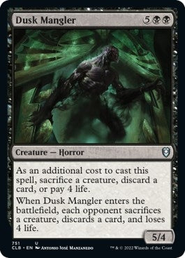 Image for Dusk Mangler (751) (Commander Legends: Battle for Baldur's Gate) - Magic: The Gathering