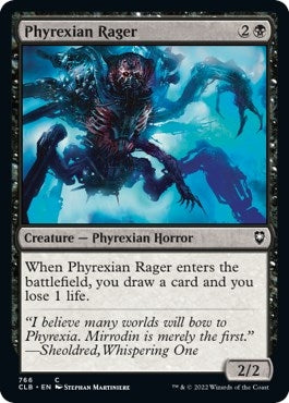 Image for Phyrexian Rager (766) (Commander Legends: Battle for Baldur's Gate) - Magic: The Gathering