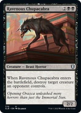 Image for Ravenous Chupacabra (770) (Commander Legends: Battle for Baldur's Gate) - Magic: The Gathering