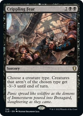 Image for Crippling Fear (745) (Commander Legends: Battle for Baldur's Gate) - Magic: The Gathering