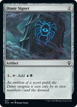 Dimir Signet (857) (Commander Legends: Battle for Baldur's Gate)