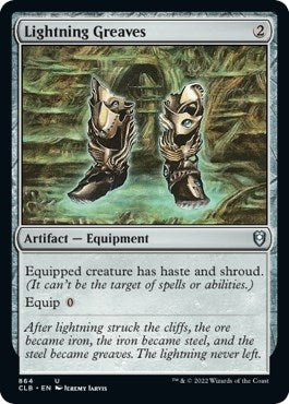Lightning Greaves (864) (Commander Legends: Battle for Baldur's Gate)