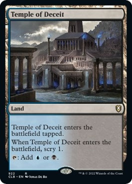 Image for Temple of Deceit (922) (Commander Legends: Battle for Baldur's Gate) - Magic: The Gathering