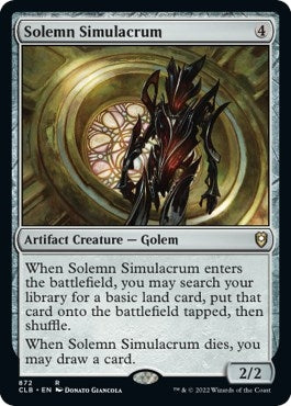 Image for Solemn Simulacrum (872) (Commander Legends: Battle for Baldur's Gate) - Magic: The Gathering