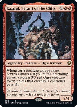 Image for Kazuul, Tyrant of the Cliffs (800) (Commander Legends: Battle for Baldur's Gate) - Magic: The Gathering