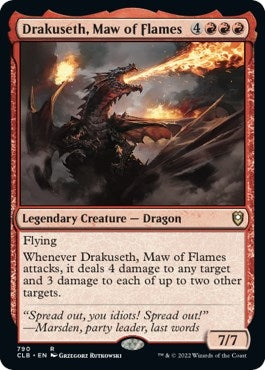 Drakuseth, Maw of Flames (790) (Commander Legends: Battle for Baldur's Gate)