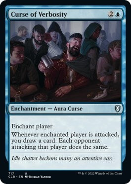 Image for Curse of Verbosity (717) (Commander Legends: Battle for Baldur's Gate) - Magic: The Gathering