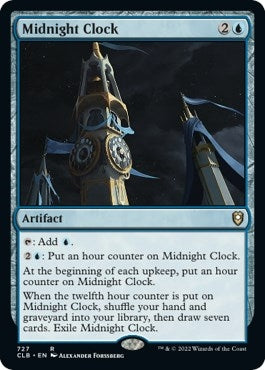 Image for Midnight Clock (727) (Commander Legends: Battle for Baldur's Gate) - Magic: The Gathering