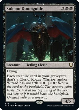 Image for Solemn Doomguide (672) (Commander Legends: Battle for Baldur's Gate) - Magic: The Gathering