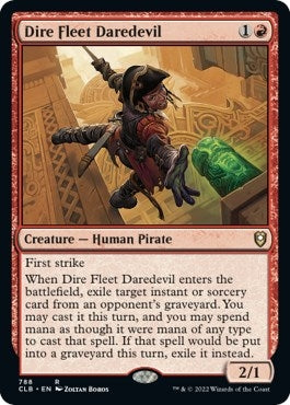 Image for Dire Fleet Daredevil (788) (Commander Legends: Battle for Baldur's Gate) - Magic: The Gathering