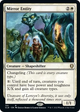 Mirror Entity (701) (Commander Legends: Battle for Baldur's Gate)