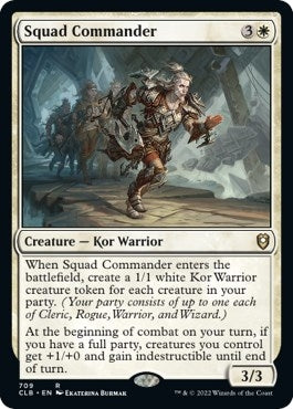 Image for Squad Commander (709) (Commander Legends: Battle for Baldur's Gate) - Magic: The Gathering