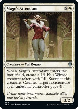 Image for Mage's Attendant (698) (Commander Legends: Battle for Baldur's Gate) - Magic: The Gathering
