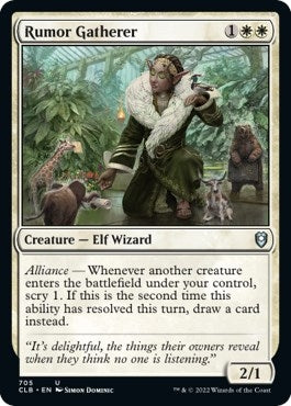 Image for Rumor Gatherer (705) (Commander Legends: Battle for Baldur's Gate) - Magic: The Gathering