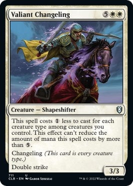 Image for Valiant Changeling (711) (Commander Legends: Battle for Baldur's Gate) - Magic: The Gathering
