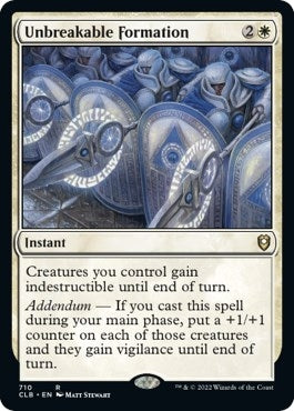 Unbreakable Formation (710) (Commander Legends: Battle for Baldur's Gate)