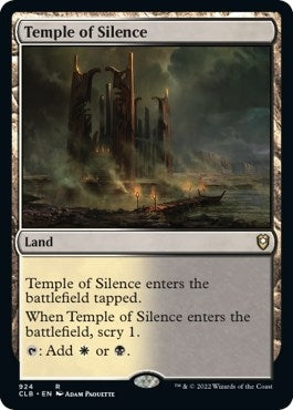 Image for Temple of Silence (924) (Commander Legends: Battle for Baldur's Gate) - Magic: The Gathering
