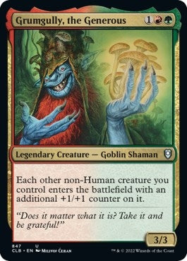 Image for Grumgully, the Generous (847) (Commander Legends: Battle for Baldur's Gate) - Magic: The Gathering